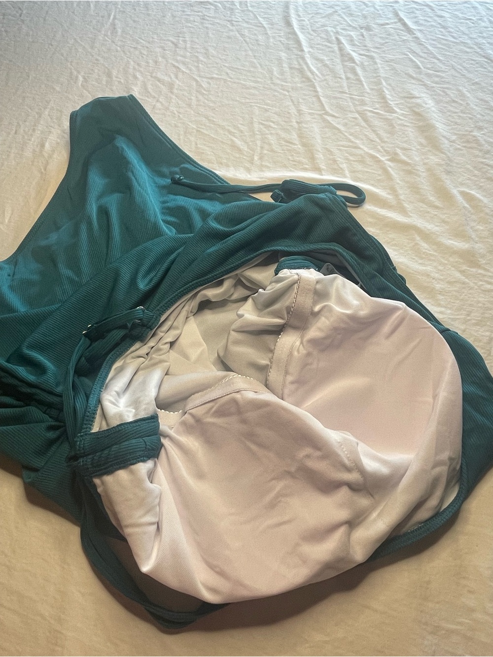 1XL Women’s SHEIN One-Piece Teal Swimsuit New - Picture 10 of 11